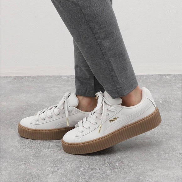 PUMA X FENTY THE CREEPER PHATTY BY RIHANNA EARTH TONE NUBUCK( 39681303) - Picture 2 of 8